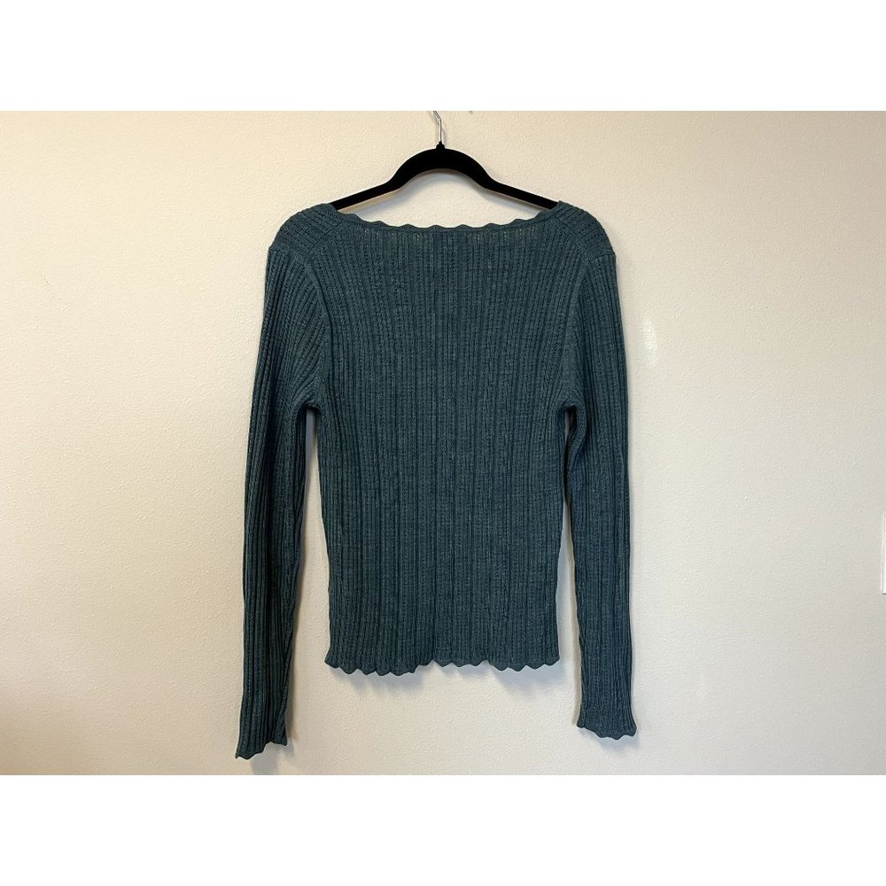 J. Crew Merino Wool Ribbed Sweater - Picture 4 of 9